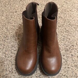 Women’s Brown Leather Chelsea Boots